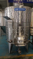 Nouveau réservoir à bière CASSMAN 2500L, équipement de fermentation ISO, utilisation à la ferme et à domicile, moteur PLC, garantie de 2 ans, Shandong