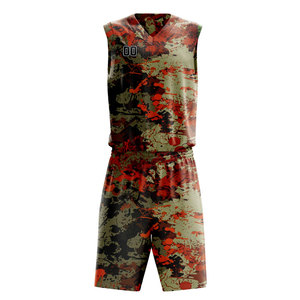 Trending Sublimation Basketball Uniform 100% Polyester Breathable Fabric Lightweight <b>Set</b> - Product Image 5