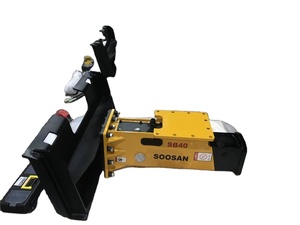 Ciseaux hydrauliques pour mini-chargeuse SB40, diamètre de la pointe de 68 mm, pour engins de construction et d'exploitation minière de 4,0 à 7,0 tonnes, avec corps principal en état neuf - Product Image 1