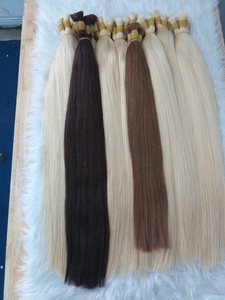 Cheveux humains vierges de haute qualité en gros, 100g/paquet, cheveux humains naturels, sans huile de silicone, sans extensions de cheveux - Product Image 4