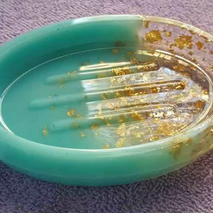 Epoxy Resin Soap Dish Shape Customized Color Hot Sale Soap Dish Made of Resin Top Quality High Quality - Product Image 1