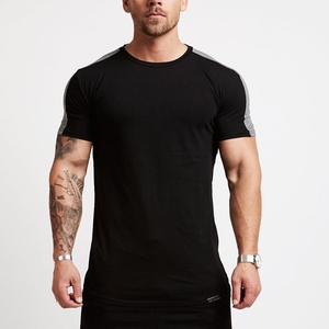 Camiseta de entrenamiento personalizada al por mayor para hombres Fitness activo Gimnasio Ropa deportiva atlética Slim Fit Transpirable de punto Cuello redondo en la parte delantera - Product Image 4