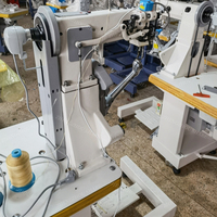 Machine à coudre industrielle à double aiguille pour la couture latérale de chaussures, machine à coudre pour chaussures