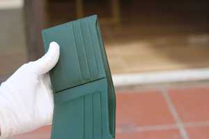 Portefeuille à deux volets en cuir de vachette véritable pour hommes, fermeture ouverte portable avec Window-LBW-0229 d'identité - Product Image 4