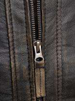 Veste en cuir véritable pur marine sur mesure pour hommes coupe-vent respirant réversible broderie veste à la mode pour hommes - Product Image 5