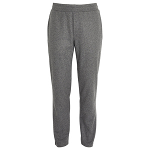 Pantalon de jogging en laine personnalisé avec ceinture élastique poche latérale arrière logo brodé-pantalon polaire gris grande taille style hiver - Product Image 1