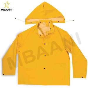 Traje Impermeable de 3 Piezas para Hombre, Resistente, Color Amarillo - Product Image 2