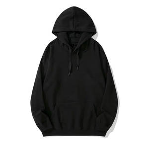 เสื้อฮู้ดดี้ผ้าฝ้ายฟลีซแฟชั่นใหม่ ทรงหลวม ไหล่ตก ผ้าฝ้าย 80% โพลีเอสเตอร์ 20% - Product Image 1