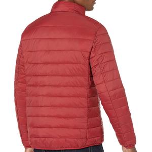 Vente en gros Veste matelassée pour hommes de haute qualité avec logo personnalisé Fermeture éclair à col montant Poches coupe-vent Grande taille Option OEM - Product Image 2