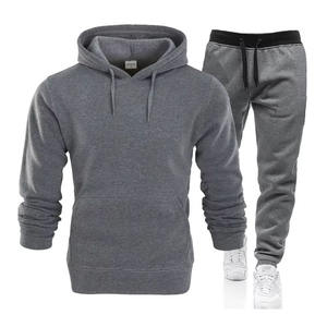 Nouveauté, survêtement deux tons en coton doux avec logo vieilli, survêtement streetwear à logo brodé le plus vendu - Product Image 6