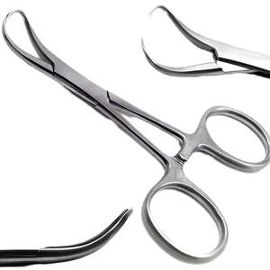 Pinzas de abrazadera de toalla Backhaus veterinaria | Instrumento quirúrgico de acero inoxidable de alta calidad - Product Image 1