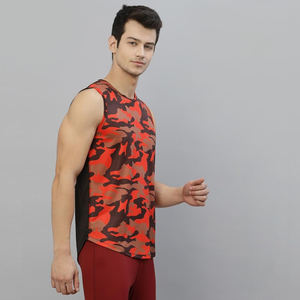 Camiseta sin Mangas Sublimada de Marca Privada OEM, Ropa de Calle Personalizada de Moda, Secado Rápido, Tela Suave, Cómoda, Informal, para Verano, 100% para Hombre - Product Image 4