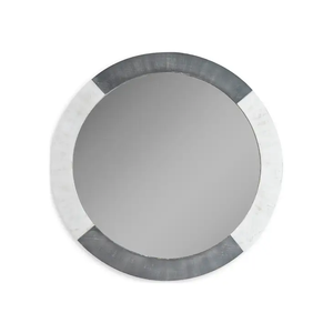 Decorative Wall <b>Mirror</b> with wooden <b>Beads</b> Metal Frame Decorative Metal Wall <b>Mirror</b> - Product Image 3