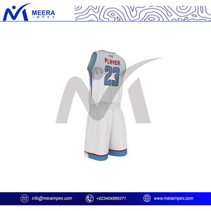 Maillot de basket-ball personnalisé de haute qualité pour hommes respirant sublimation maille uniforme Premium Set Style - Product Image 3