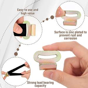 1 "屋上ステンレス鋼安全フック高強度耐久性カーゴタイ自動車用重工業用車のドアに取り付け - Product Image 4