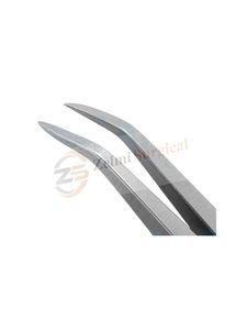 Meilleure qualité Castroviejo 3.5 pied à coulisse 0 40mm acier inoxydable Instrument chirurgical manuel pointe coudée chirurgie plastique certifié CE - Product Image 2