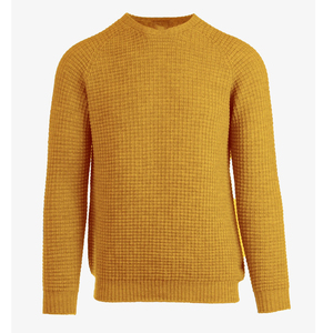 Pull en tricot gaufré pour homme Tissu texturé doux Coupe confortable Idéal pour une tenue décontractée Superposition hivernale Design élégant Tendance - Product Image 4