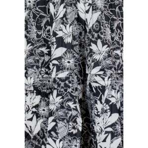 Robe Courte Décontractée à Manches Courtes et Imprimé Floral Multicolore en Coton 100% sans Col avec Ceinture pour Femme – Vente en Gros pour l'Automne - Product Image 6
