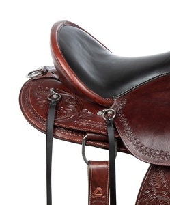 Selle Western en cuir de buffle de qualité supérieure pour les courses de barils et les tailles personnalisées - Product Image 6