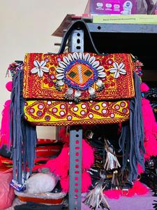 Hot Selling Handmade Banjara Clutch <b>Patchwork</b> <b>Bags</b> Bohemian Style Mirror Work Banjara Sling <b>Bags</b> - Product Image 3