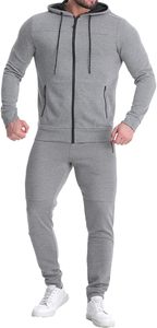 Vente en gros de survêtements tendance d'hiver à capuche, vêtements de course, nouveau design, logo personnalisé, couleur personnalisée, marque, survêtement unisexe, uni, écologique - Product Image 4