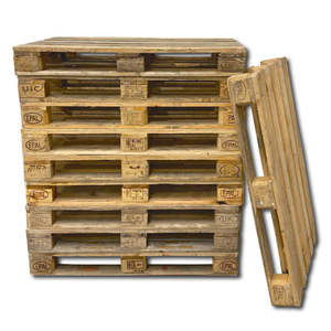 Euro Pallets ligeros de doble y simple cara Entrada de 4 vías Rentable para Logística Industrial EPAL Palets de madera - Product Image 1