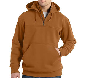 Pull à capuche zippé mi-long pour homme, broderie de logo personnalisée, pull tricoté grande taille pour homme, marque privée, faible MOQ, vêtements d'hiver - Product Image 6