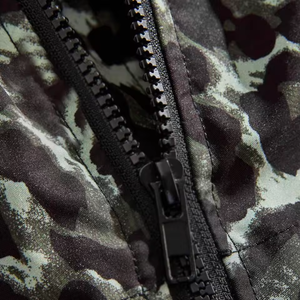 Veste matelassée en toile à col montant pour homme OEM, rembourrée, imperméable, respirante, réversible - Product Image 4