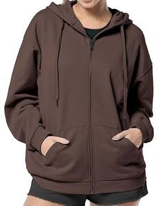 เสื้อฮู้ดผ้าเฟรนช์เทอร์รี่สำหรับสตรีทแวร์เสื้อฮู้ดของผู้หญิงเสื้อฮู้ดสตรีทแวร์พิมพ์ลายหน้าจอแบบกำหนดเอง - Product Image 4