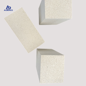 Mattoni Refrattari Leggeri per Parti di Riscaldatori e Forni, Mattoni in Argilla e Cemento Resistenti Marca ALBERCO - Product Image 1