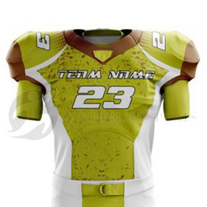 Ensemble d'uniformes de football américain Tissu personnalisable Plus Size Prix raisonnable Spandex imprimé/Polyester Personnalisable Team Wear - Product Image 4