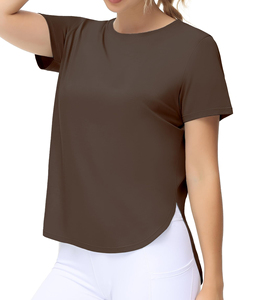 Premium Quality Wholesale Manufacturing Causal Sports Gym Activewear Women's T-shirts Tees Tops <b>Shorts</b> for Women Unisex - Product Image 3