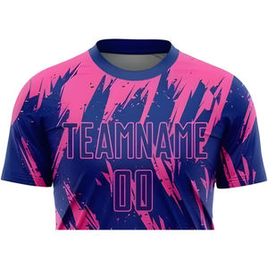 Camiseta de Fútbol Unisex Transpirable para Adultos, 100% Poliéster, 180g, Secado Rápido, Cuello Redondo, Personalizable con Sublimación, Nombre del Equipo, Números, Ecológica - Product Image 2