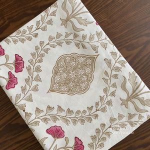 Mantel estampado floral de lona de algodón indio, 4 plazas, 6 plazas y 8 plazas - Product Image 6