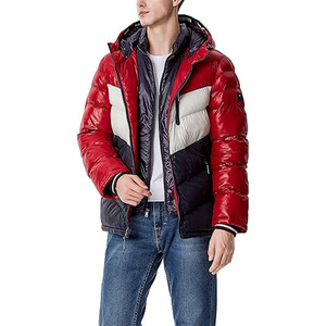 Chaqueta de invierno personalizada para hombre Expanza acolchada con burbujas acolchadas con nailon a prueba de viento e impermeable para el calor al aire libre - Product Image 1