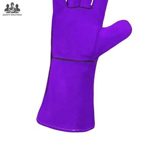 Gants de soudage sportifs vintage en cuir pour hommes, sur mesure, de haute qualité, avec design personnalisé, ignifuges et anti-chaleur - Product Image 4