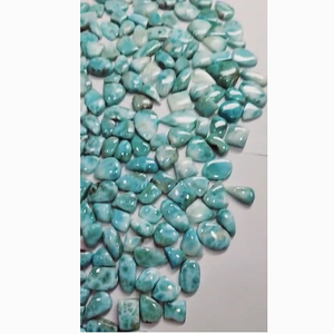 205ชิ้นของ Larimar ธรรมชาติ13มม. ถึง23มม. รูปไข่ลูกแพร์แฟนซี Cabochon 2150 CTS Lot คุณภาพการขายเครื่องประดับอัญมณีหลวมเรา $276 - Product Image 5