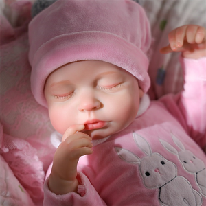 Poupées reborn Babeside Sleeping <span class=keywords><strong>Lucy</strong></span> 20'' Petite fille nourrisson Meilleur cadeau jouet pour enfants - Product Image 1