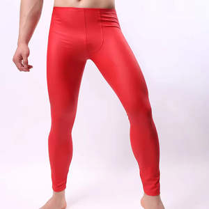 Pantalones de Compresión Personalizados de Alta Calidad para Hombre - Ropa Deportiva, Mallas para Correr con Cintura Elástica y Diseño Estampado - Product Image 1