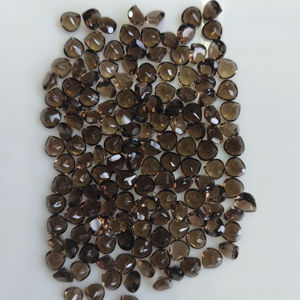 Cuarzo Ahumado Marrón Natural de 6MM en Forma de Corazón, Gema Suelta de la Mejor Calidad para Joyería - Product Image 1