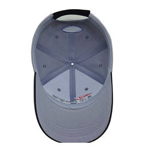 Gorra de béisbol OEM con logotipo bordado 3D personalizado de fábrica de Vietnam, gorra gris deportiva de 6 paneles, gorra de exterior con cierre ajustable - Product Image 4