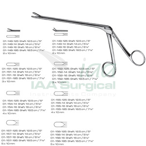 Rongeurs Ferris Smith Kerrison de haute qualité, pinces en acier inoxydable, instrument médical de neurochirurgie - Product Image 5