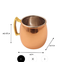 100% pur cuivre fait à la main écologique cruche pichet verres martelé moscou Mule bière tasse par usine - Product Image 6