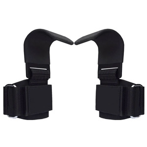 Logo personnalisable crochet de gymnastique antidérapant robuste équipement d'entraînement de fitness d'haltérophilie en métal en néoprène Protection avancée - Product Image 6