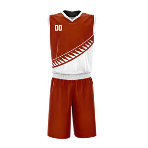 Conjuntos de Uniformes de Baloncesto Atléticos Personalizados para Hombre, Tejido de Malla Elástica Transpirable, Diseño sin Mangas, Comodidad Superior para el Movimiento para Todos - Product Image 3