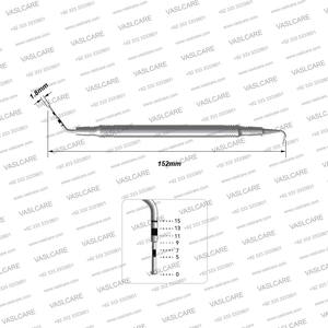 "Manual Dental Implant Depth Gauge Stainless Steel <b>Measurement</b> Surgical Instrument for Implant Surgery" By Vaslcare - Product Image 4