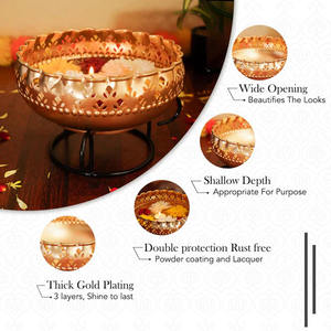 Wholesale New Design Brass Urli High Quality Round Shape for Wedding and <b>Christmas</b> Hotel Decor Low Rate India - Product Image 4