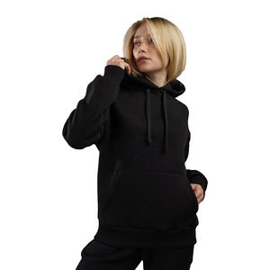 Custom Logo Acid Wash ODM Women's <b>Hoodies</b>-Front 3D Embroidered Loose Fit Oversized Casual <b>Fleece</b> - Product Image 3