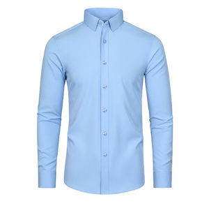 Camisas formales con botones de etiqueta privada, camisas de negocios de etiqueta privada para hombres, camisas de oficina de diseño personalizables para hombres - Product Image 2
