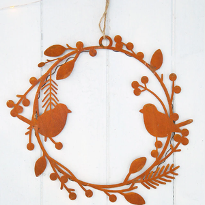 Vente en gros prix d'usine porte d'entrée décoration de Noël guirlande en métal cintre ornement de festival festif - Product Image 4